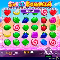 Playio - Sweet Bonanza Slot Game - Fruit Themed Casino Slot